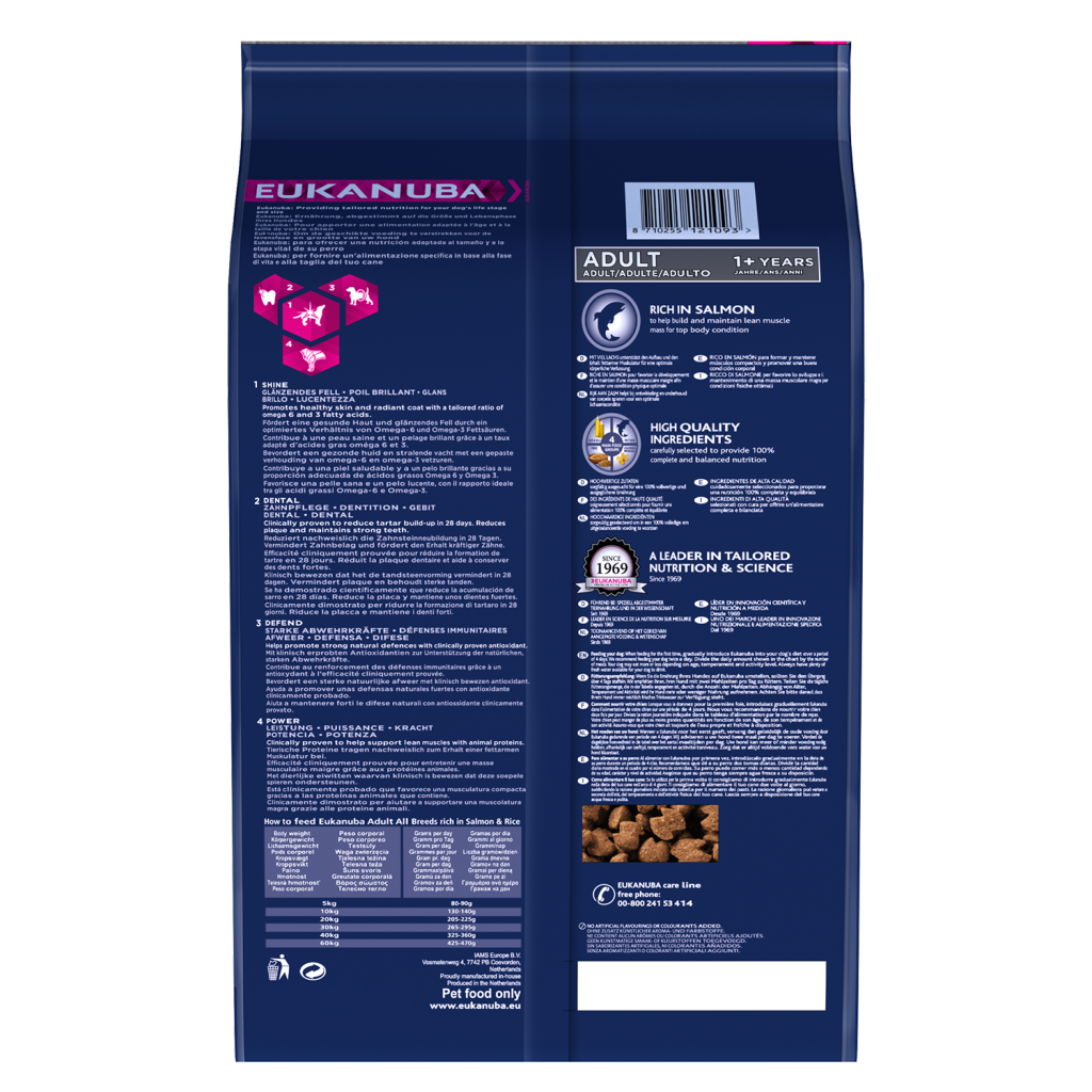 Eukanuba Adult All Breeds Salmon And Rice