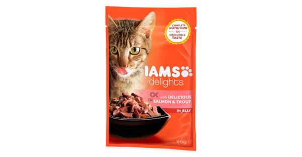 IAMS Delights - Wet Cat Food / Salmon & Trout (in jelly)