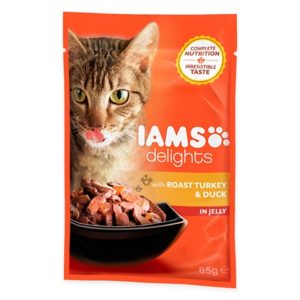 IAMS Delights - Wet Cat Food / Roasted Turkey & Duck (in jelly)