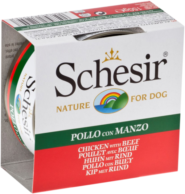 Schesir Dog - Chicken fillets with Beef