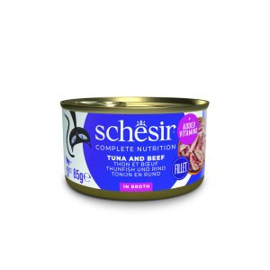 Schesir Tuna and Beef fillets in Broth 85g