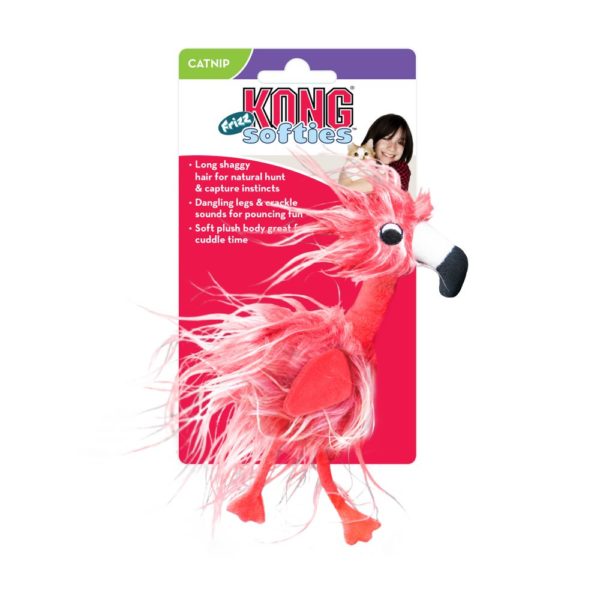 Kong Softies Frizz Bird - Pink or Blue