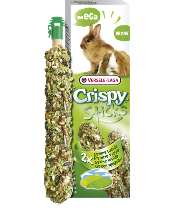 Versele-Laga Crispy Sticks “Green Meadow” Rabbits & Guinea Pigs