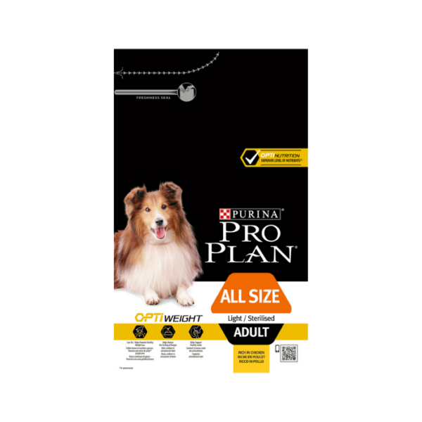 Purina ProPlan All size light/sterilized chicken 14kg