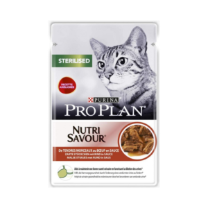 Purina Pro Plan: NUTRISAVOUR - Sterilized beef in gravy 85g