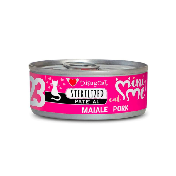 Disugual Mini-Me canned sterilized cat food: Pork - 85g