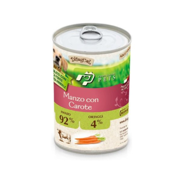 Disugual Professional Pet Food: beef carrot 400g