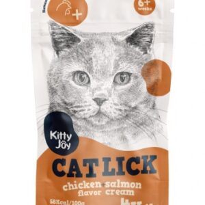 Kitty Joy Cat Lick Chicken & Salmon Cream 60g