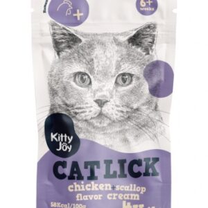 Kitty Joy Cat Lick Chicken & Scallop Cream 60g