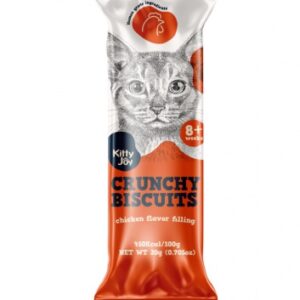 Kitty Joy Crunchy Biscuits with Chicken Filling 20g
